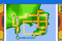Kanto map from FireRed & LeafGreen