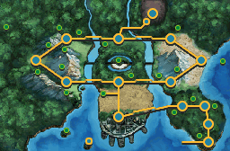Unova map from Black & White